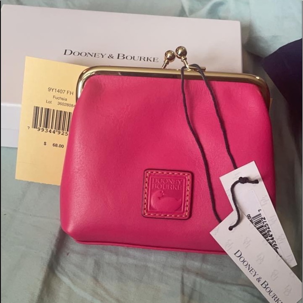 Dooney & Bourke Fucshia Kisslock